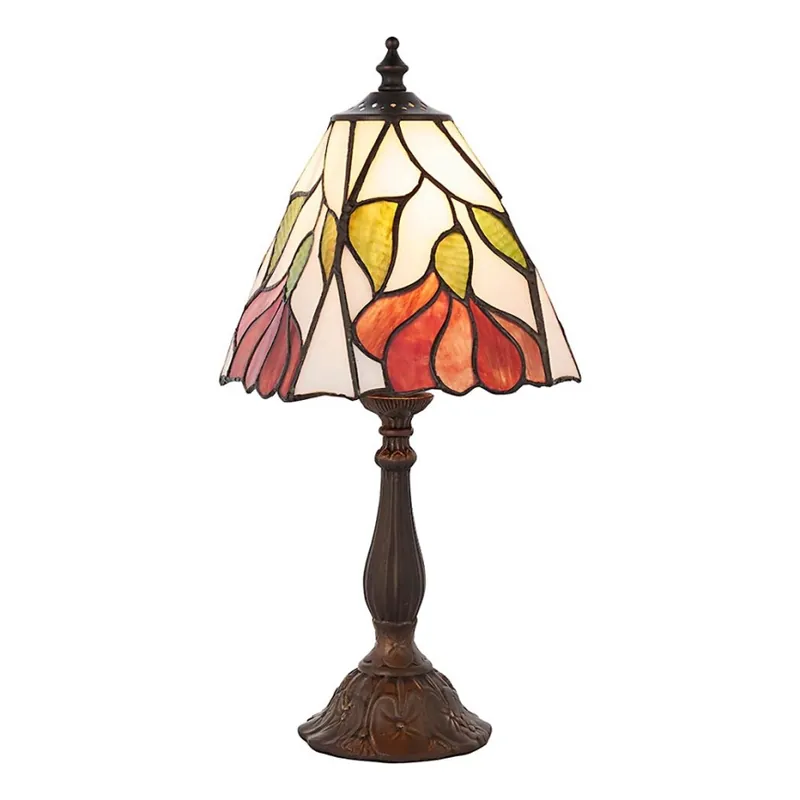 Endon 63963 - Stolní lampa Tiffany BOTANICA 1xE14/40W/230V pr. 16 cm Ověřený