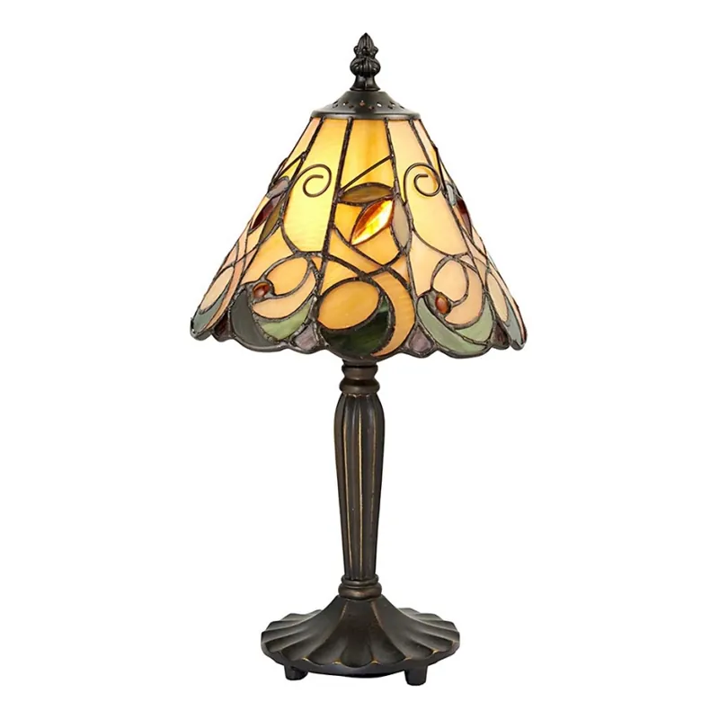 Nízká Cena Endon 64196 - Stolní lampa Tiffany JAMELIA 1xE14/40W/230V pr. 20 cm