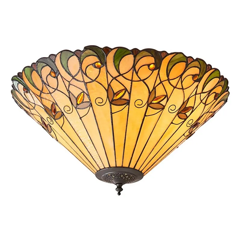 Endon 70706 - Stropní svítidlo Tiffany JAMELIA 2xE27/60W/230V pr. 50 cm Koupit Online