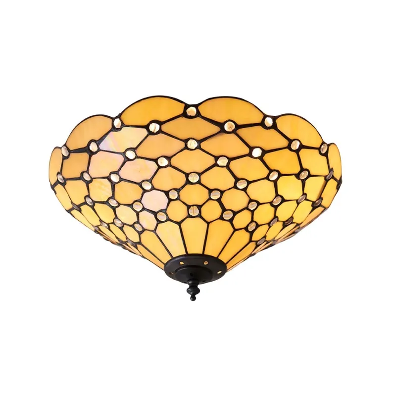 Endon 70242 - Stropní svítidlo Tiffany PEARL 2xE27/60W/230V pr. 37 cm Aktuální