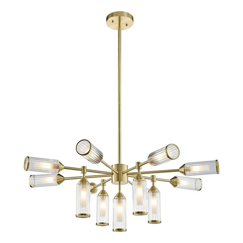 Speciální Cena Endon 106256 - Lustr na tyči TOUR 13xG9/3W/230V mosaz