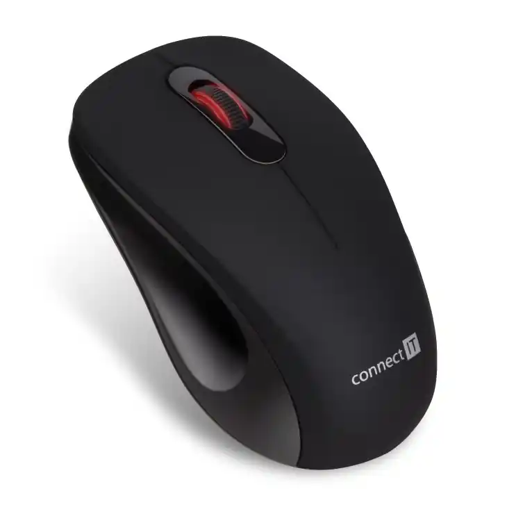 Značkový CONNECT IT CMO-2230-BK - Bezdrátová tichá myš MUTE 1200 DPI 1xAA černá