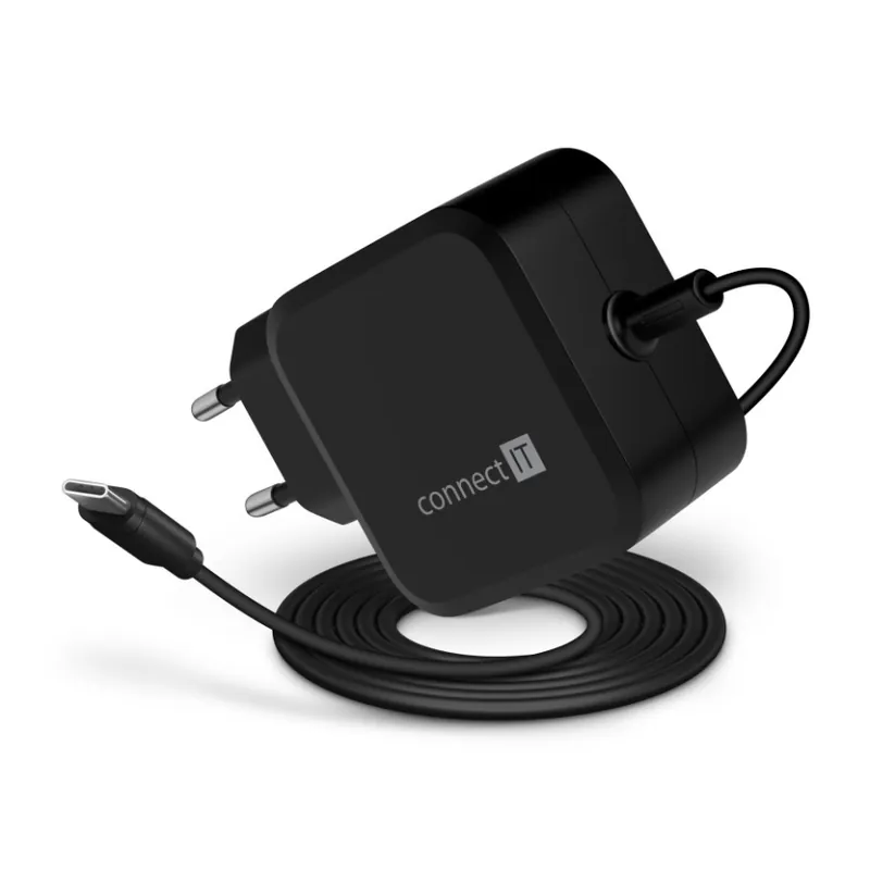 CONNECT IT CNP-1660-BK - Univerzální napájecí adaptér pro notebooky USB-C 67W Hit Sezóny