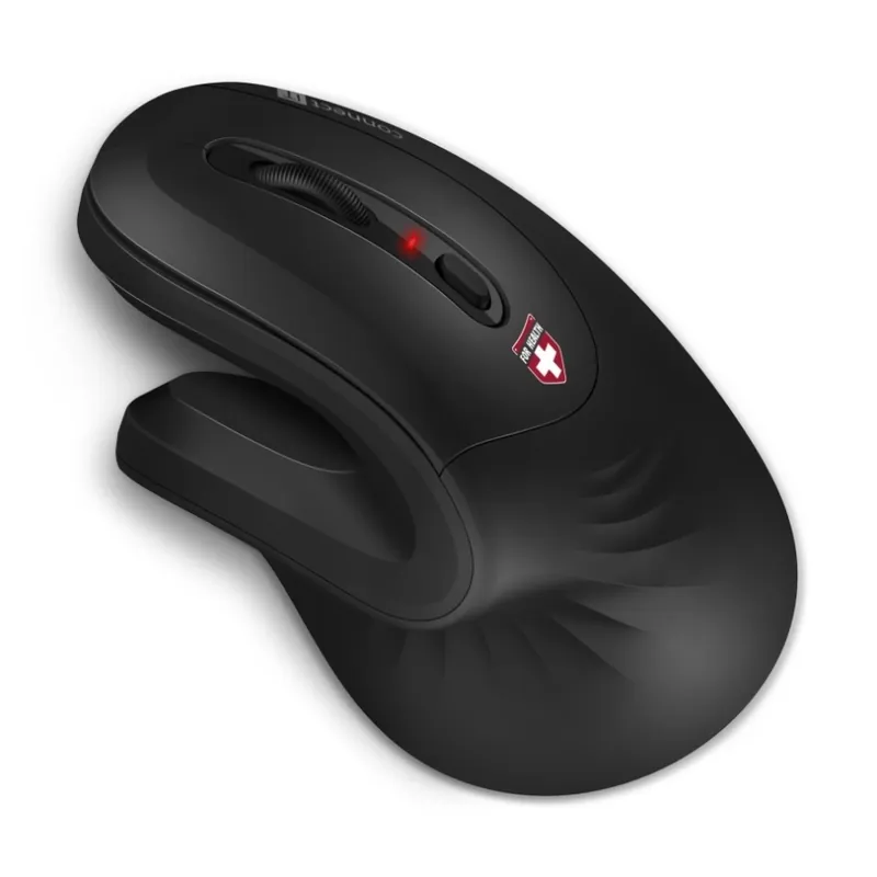 Nejprodávanější CONNECT IT CMO-2900-BK - Ergonomická bezdrátová myš 800/1200/1600 DPI 1xAA černá
