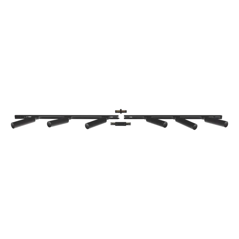 Zuma Line - Bodové svítidlo v lištovém systému 6xGU10/35W/230V černá Časově Omezené