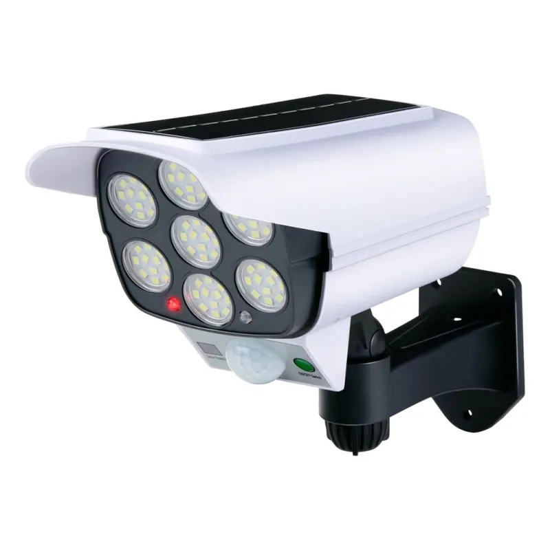 Nejlepší Volba Grundig - LED Solární maketa bezpečnostní kamery se senzorem LED/1,2V 800 mAh + dálkové ovládání