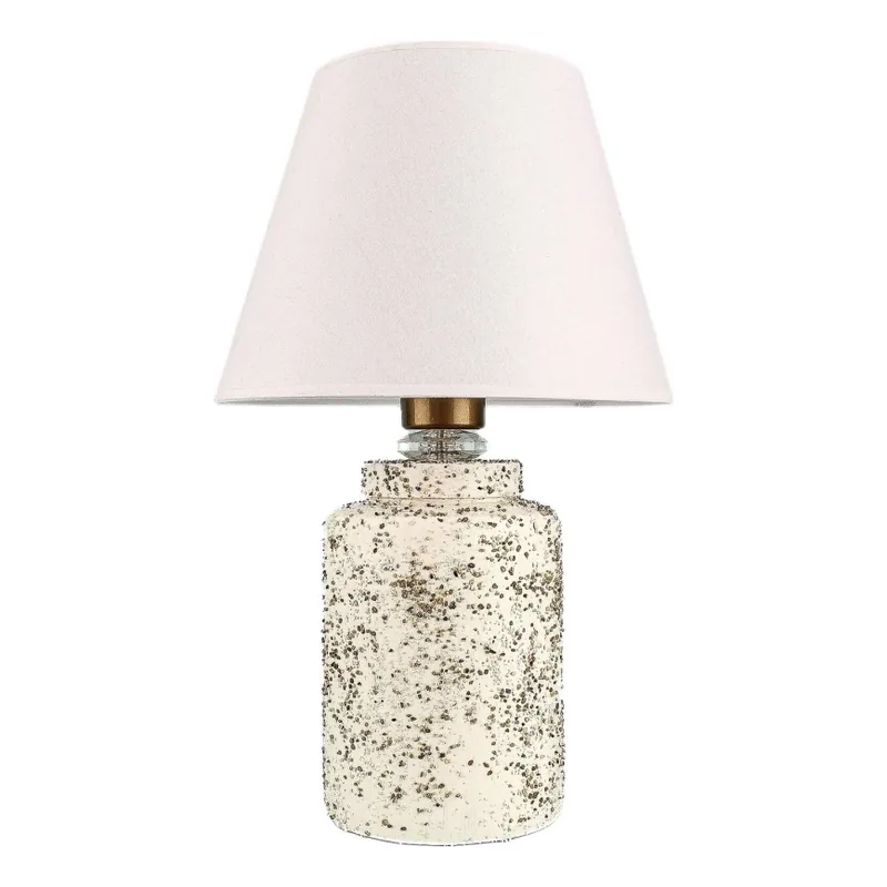 Stolní lampa RAMZES 1xE27/40W/230V bílá/béžová Nejlepší Cena