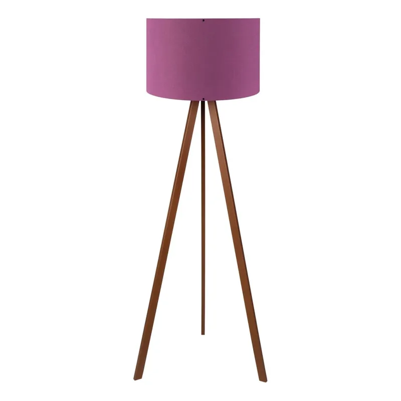 Originální Stojací lampa AYD 1xE27/40W/230V fialová/hnědá