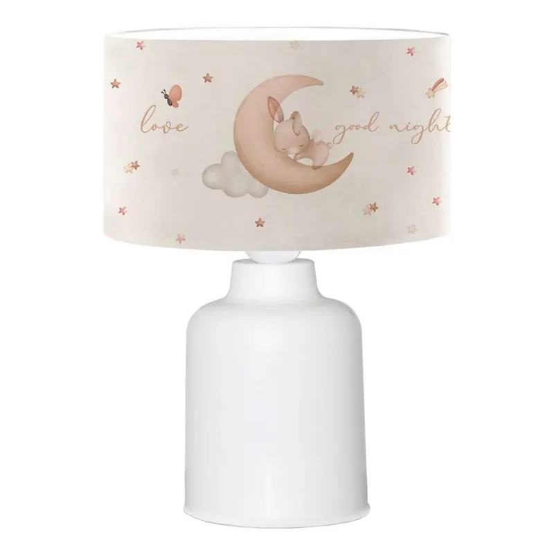 Dětská lampička CANDY 1xE27/40W/230V bílá/béžová Expresní Doručení