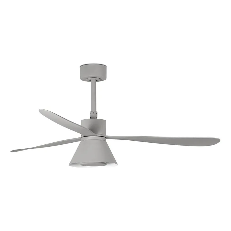 Cenově Výhodný FARO 33762WT-24 - LED Stmívatelný stropní ventilátor AMELIA L CONE LED/20W/230V 2700/3500/5000K šedá pr. 132 cm Wi-Fi Tuya + dálkové ovládání