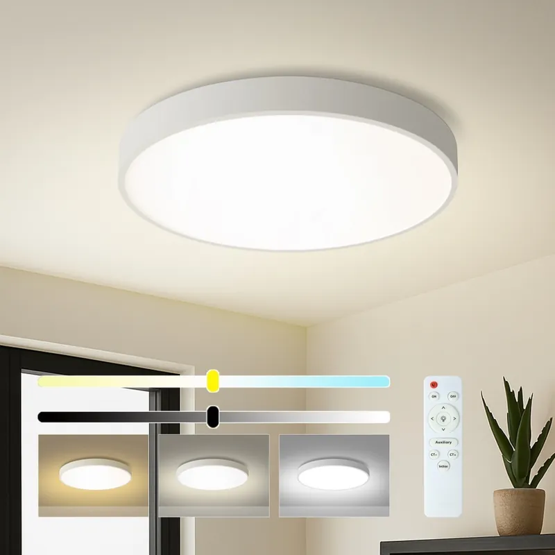 Akce Brilagi - LED Stmívatelné stropní svítidlo POOL LED/60W/230V 3000-6000K pr. 60 cm bílá + dálkové ovládání