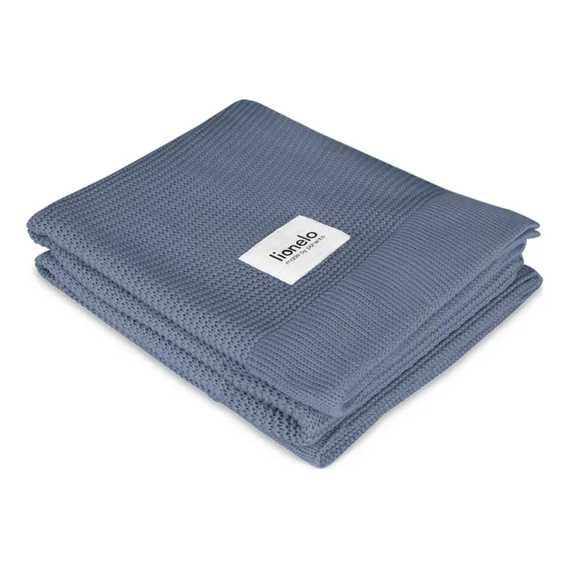 Značkový Lionelo - Bambusová deka BAMBOO BLANKET 75x100 cm Blue