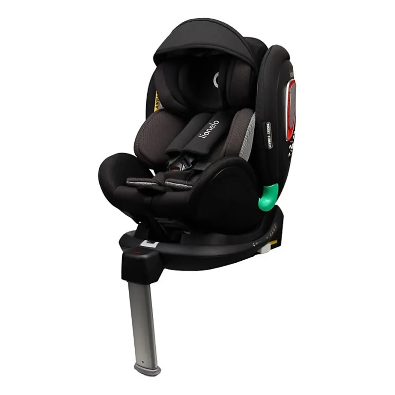 Tovární Cena Lionelo - Autosedačka se základnou otočná ANTOON PLUS i-Size 40-105 cm Black Onyx