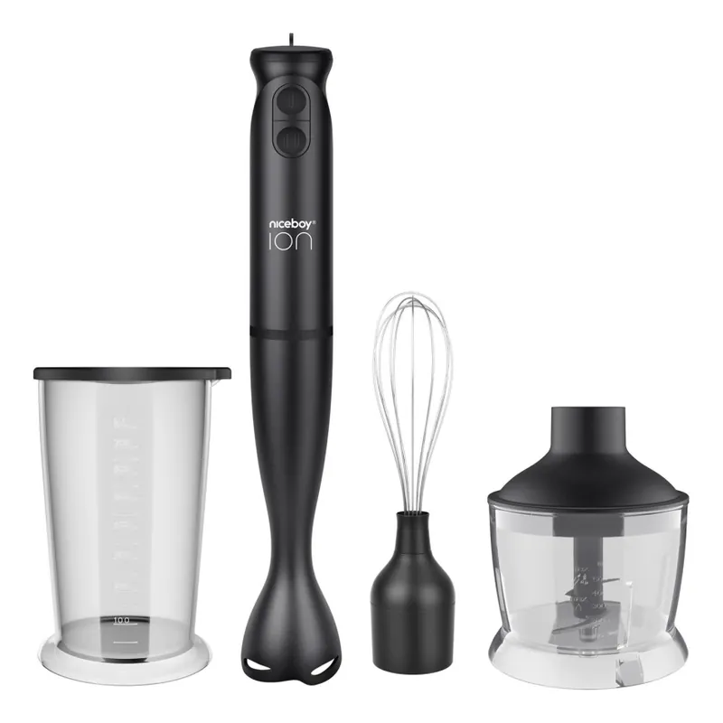 Akce Niceboy Twister T1 Set - Tyčový mixér s příslušenstvím 500W/230V černá