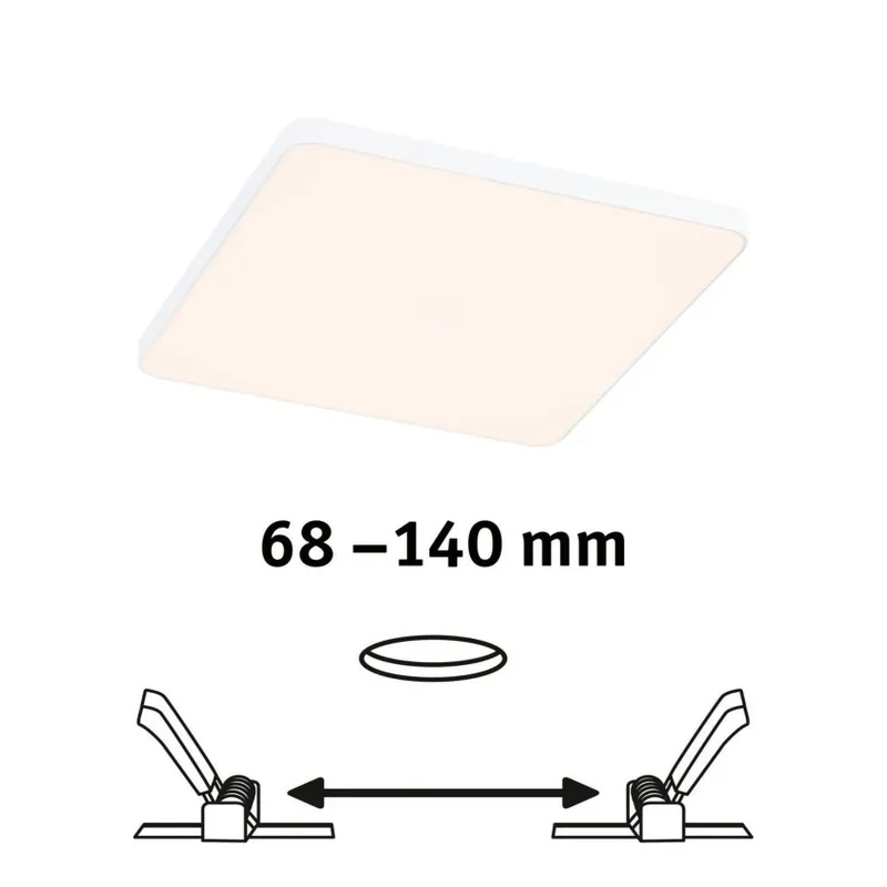 Tovární Cena Paulmann 79948 - LED/12W IP44 Stmívatelné koupelnové podhledové svítidlo VARIFIT 230V