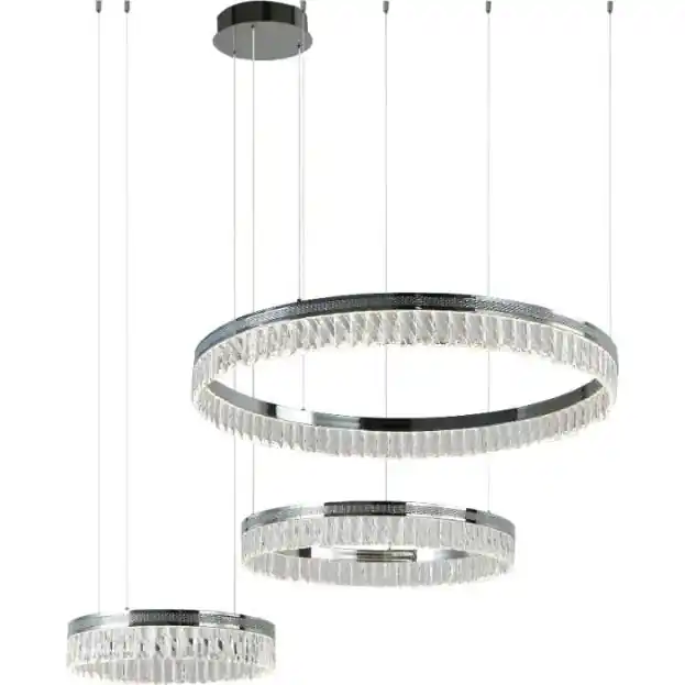 Must-Have LED Stmívatelný křišťálový lustr na lanku THALIA LED/120W/230V 3000-6000K + dálkové ovládání