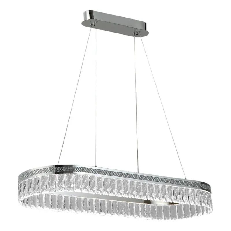 LED Stmívatelný křišťálový lustr na lanku THALIA LED/50W/230V 3000-6000K + dálkové ovládání Originální