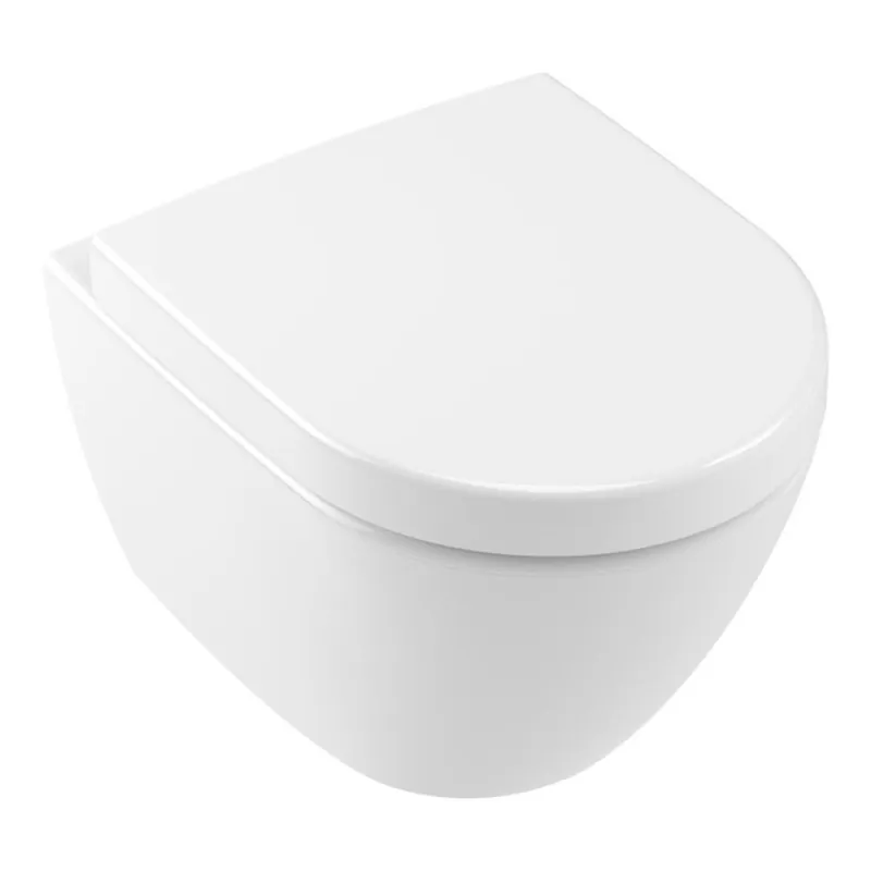 Pouze Dnes Villeroy & Boch 5606R0R1 - Závěsné WC SUBWAY 2.0 keramika/bílá
