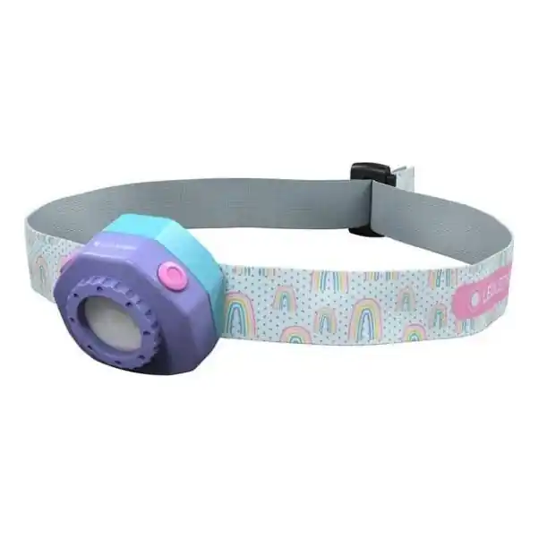 Ověřený Ledlenser KIDLED4R RAINBOW - LED Stmívatelná nabíjecí dětská čelovka LED/280 mAh IPX4 40lm 18 h fialová