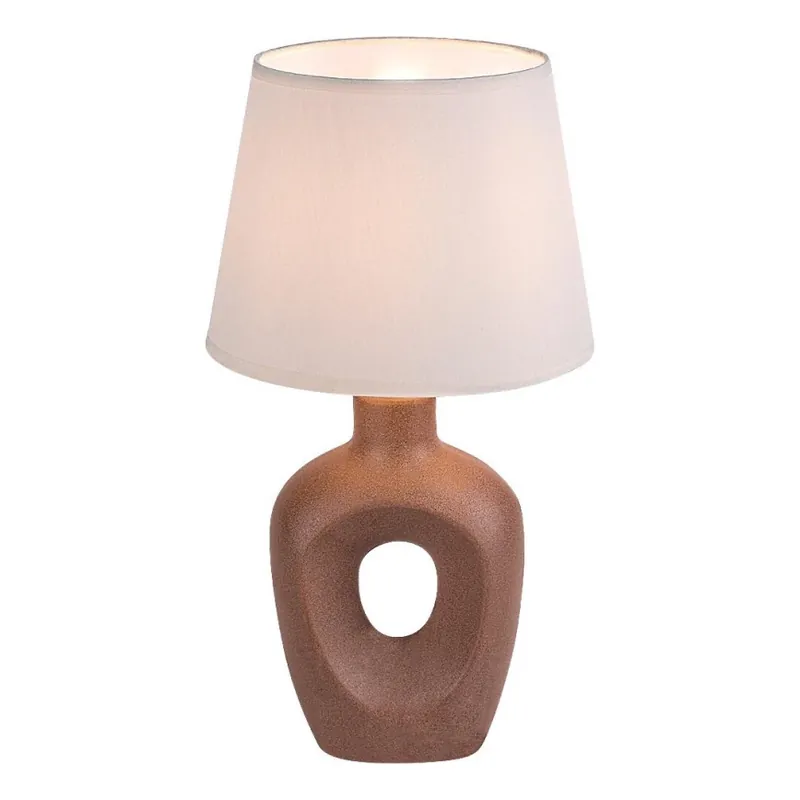 Akce Rabalux - Stolní lampa 1xE14/25W/230V hnědá/krémová