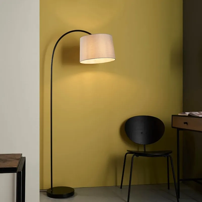 Levný Endon 78163 - Stojací lampa CARLSON 1xE27/60W/230V šedá/černá