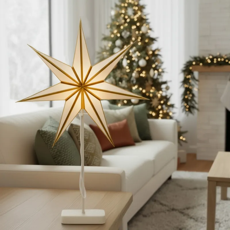 Nejlepší Volba Brilagi - LED Vánoční dekorace LED/3xAA 66x40 cm hvězda