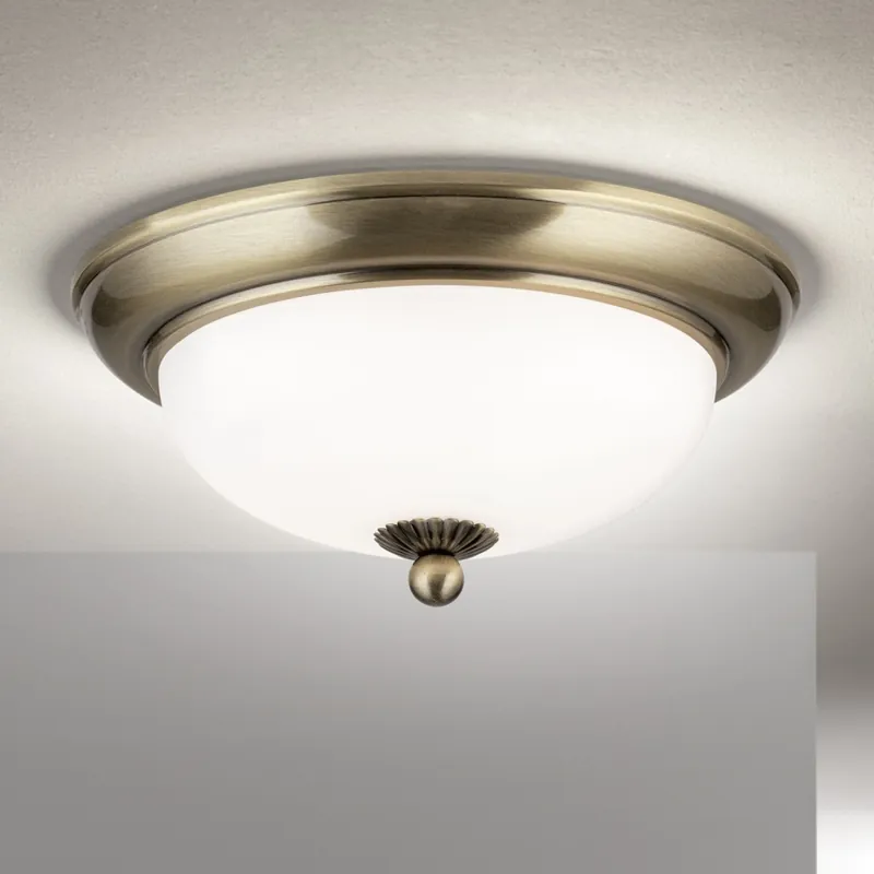 Stropní svítidlo EMPIRA 2xE14/40W/230V pr. 26,5 cm bronz Oblíbený
