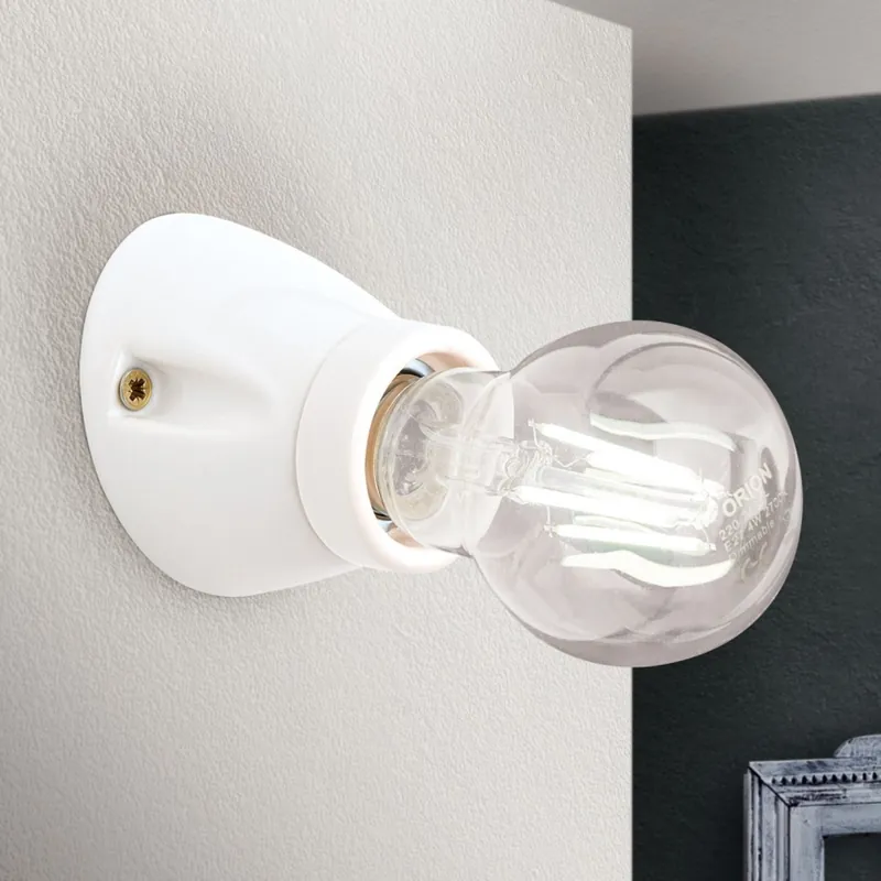 Ihned K Objednání Nástěnné svítidlo FROST 1xE27/60W/230V bílá