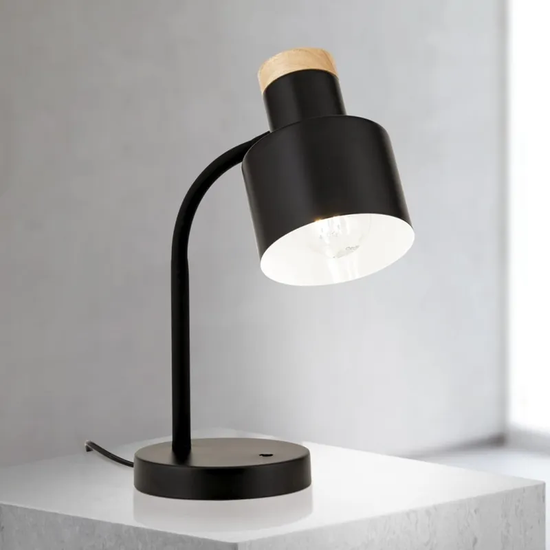Výprodej Stolní lampa GILI 1xE27/40W/230V černá