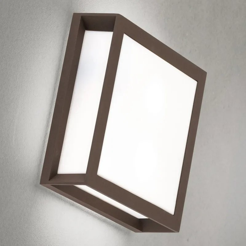 Novinka Venkovní svítidlo HENRY 2xE27/15W/230V 26x26 cm IP44 hnědá