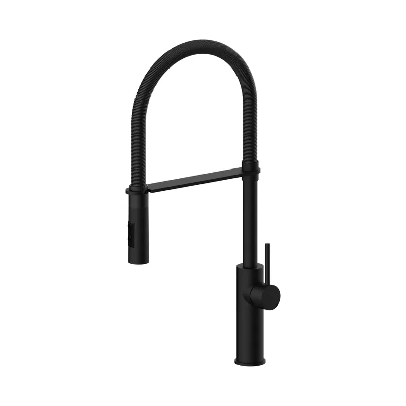 Akční Nabídka Paffoni - Dřezová baterie s vytahovací sprškou LIGHT 52,5 cm černá