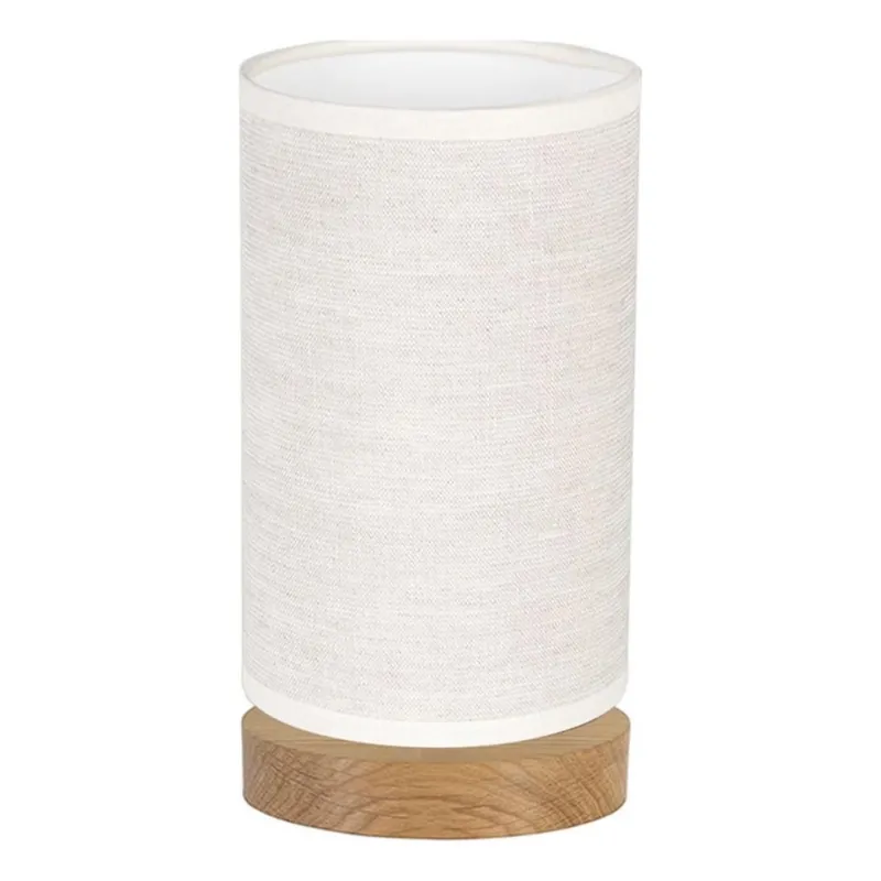 Stolní lampa FIRE 1xE27/25W/230V dub/béžová dub Originální