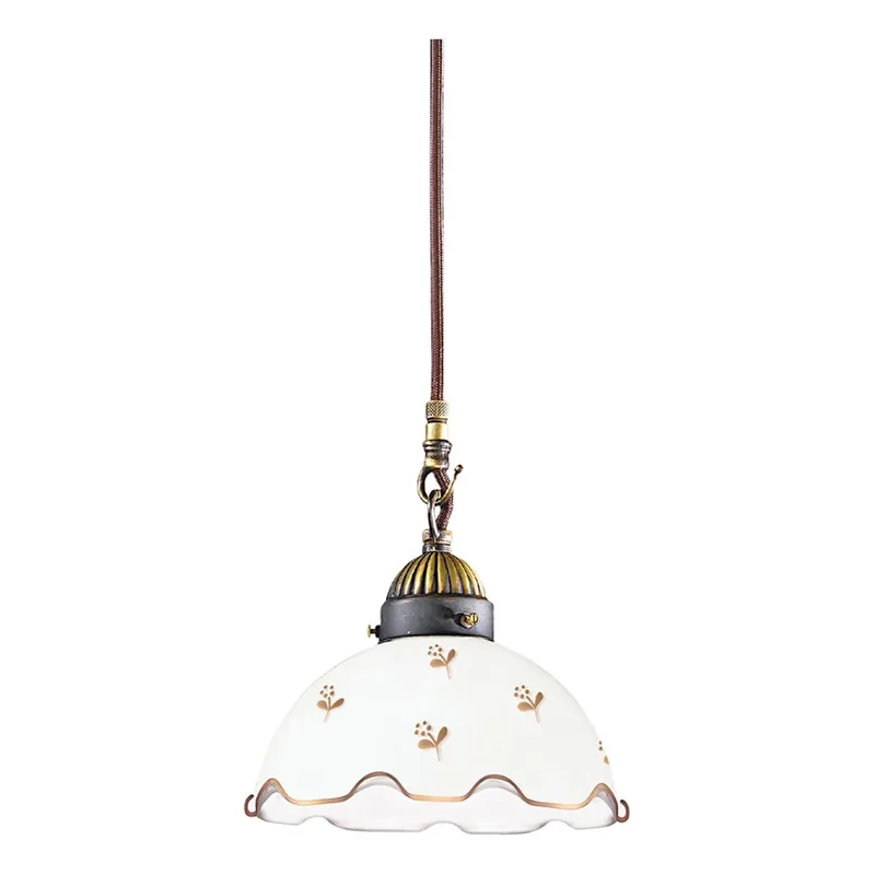Kolarz 731.30.160 - Lustr na lanku NONNA 1xE27/75W/230V pr. 20 cm květiny rose gold Omezená Nabídka