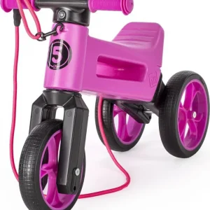 Funny Wheels - Odrážedlo 2v1 RIDER SUPER SPORT růžová/černá Sleva