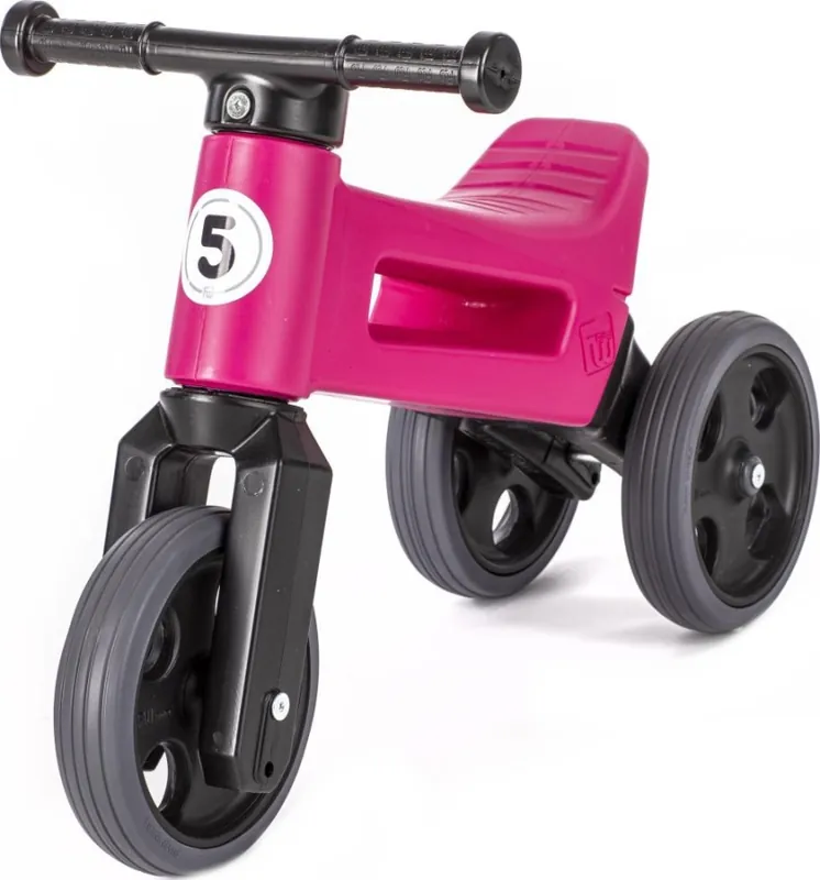 Akční Cena Funny Wheels - Odrážedlo 2v1 RIDER SPORT růžová/černá