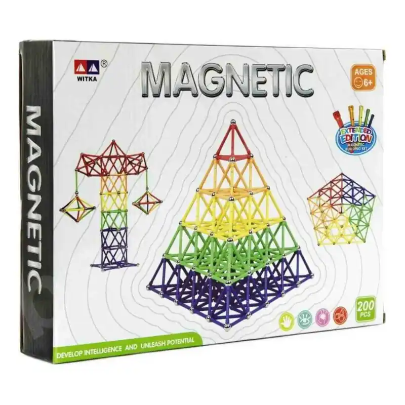 Vysoce Kvalitní Magnetická stavebnice 200 ks