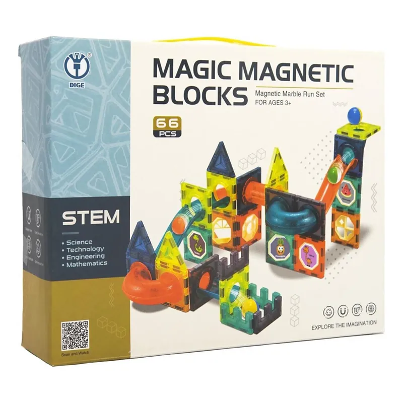 Magnetická stavebnice 66 ks Aktuální