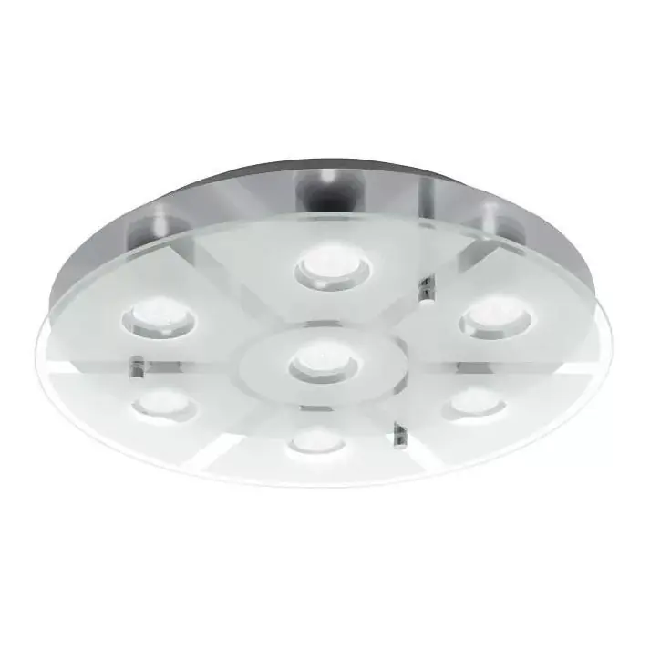 Aktuální Eglo 75343 - LED Stmívatelné stropní svítidlo CABO-SD 7xGU10/5W/230V pr. 46 cm matný chrom