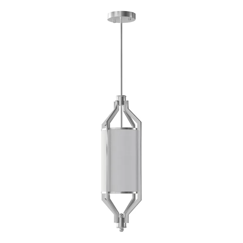 Finální Výprodej Open Design OR85853 - Lustr na tyči ZUNDO 1xE27/15W/230V matný chrom/bílá