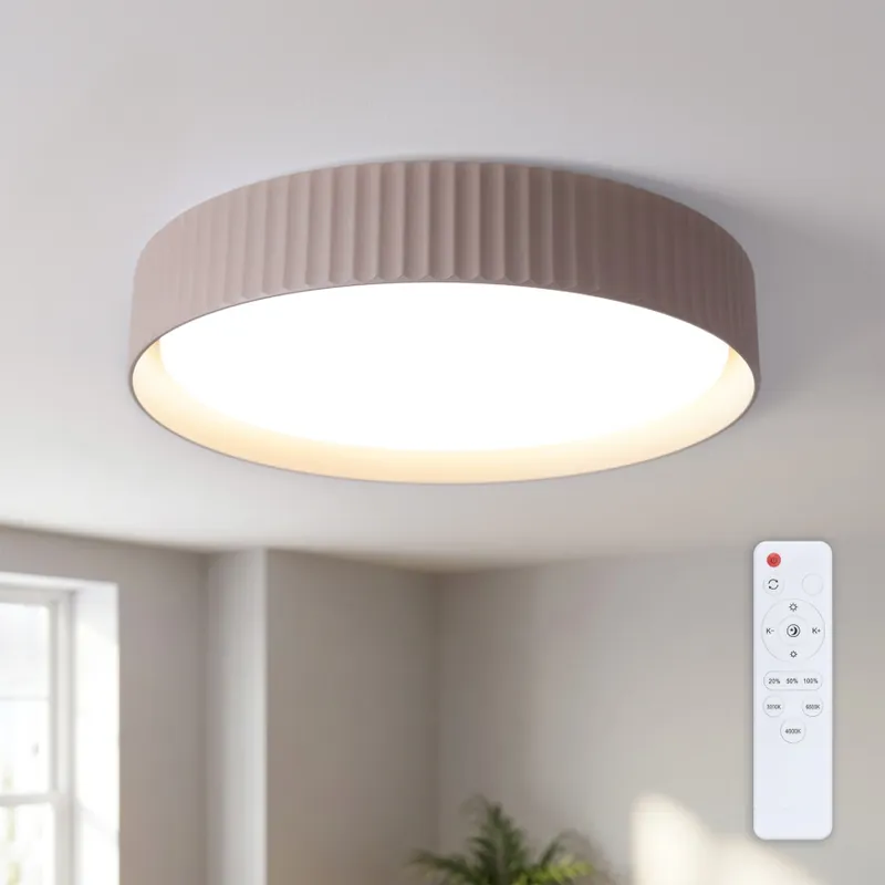 Brilagi - LED Stmívatelné stropní svítidlo LUCIA LED/48W/230V 3000-6500K pr. 41 cm taupe + dálkové ovládání Akce