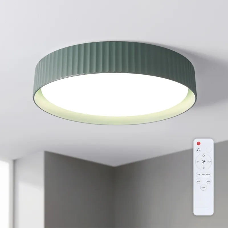 Brilagi - LED Stmívatelné stropní svítidlo LUCIA LED/48W/230V 3000-6500K pr. 41 cm zelená + dálkové ovládání Hit Sezóny