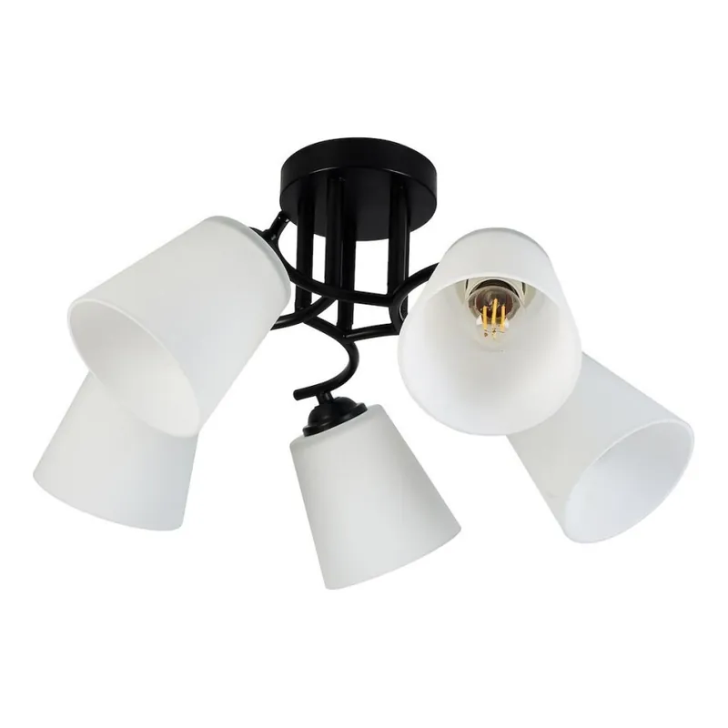 Nejlepší Cena Přisazený lustr PAFOS 5xE27/15W/230V černá