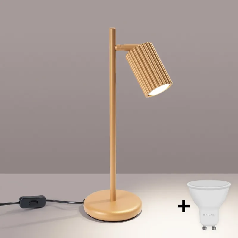 Akční Nabídka Brilagi - LED Stolní lampa CRESTO 1xGU10/10W/230V zlatá