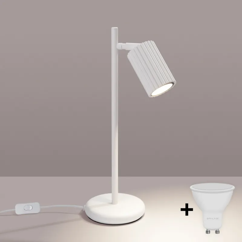 Nízká Cena Brilagi - LED Stolní lampa CRESTO 1xGU10/10W/230V bílá
