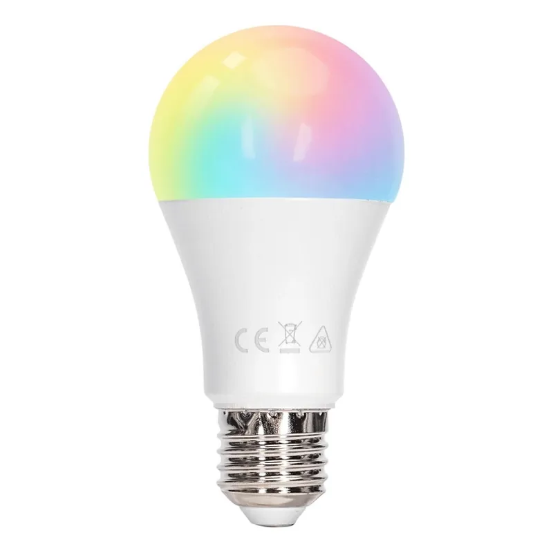Akce Aigostar - LED RGBW Stmívatelná žárovka A60 E27/8W/230V 3000K + dálkové ovládání