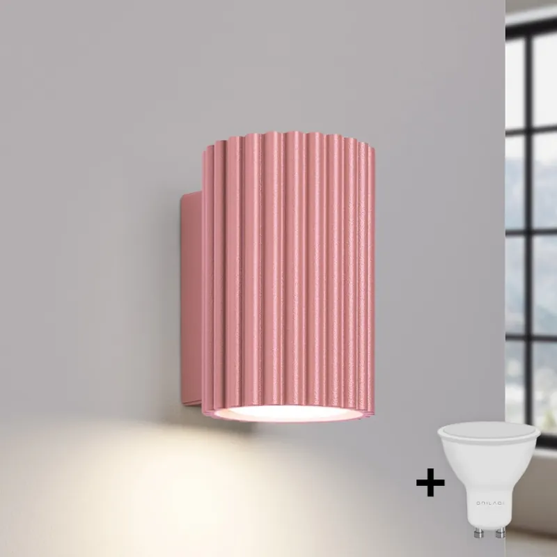Brilagi - LED Nástěnné svítidlo CRESTO 1xGU10/10W/230V 10 cm růžová Vysoce Kvalitní
