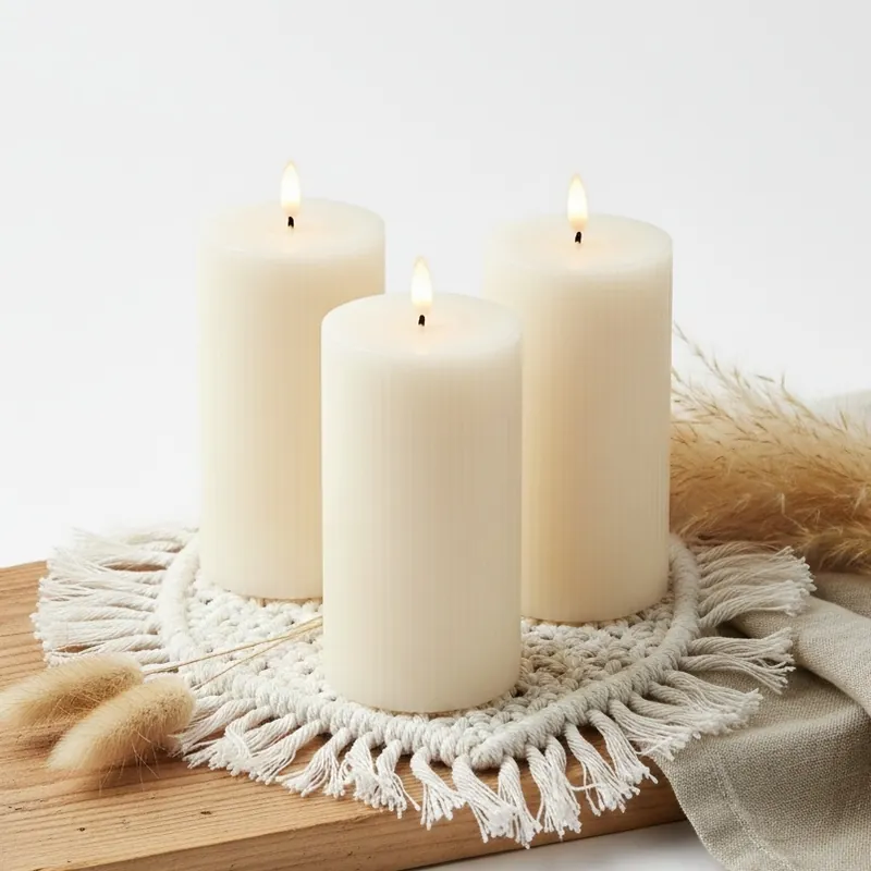 Nejlepší Cena SADA 3x LED Svíčka BRILLO LED/3xAAA 15 cm krémová + dálkové ovládání