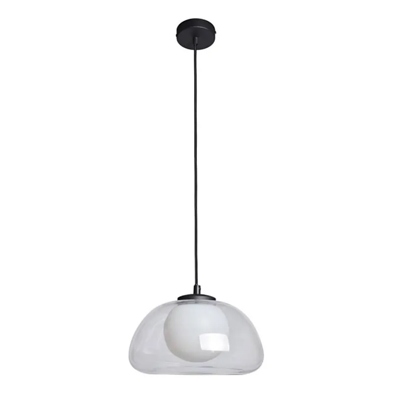 ITALUX - Lustr na lanku AINALE 1xG9/7W/230V černá/čirá Koupit Online