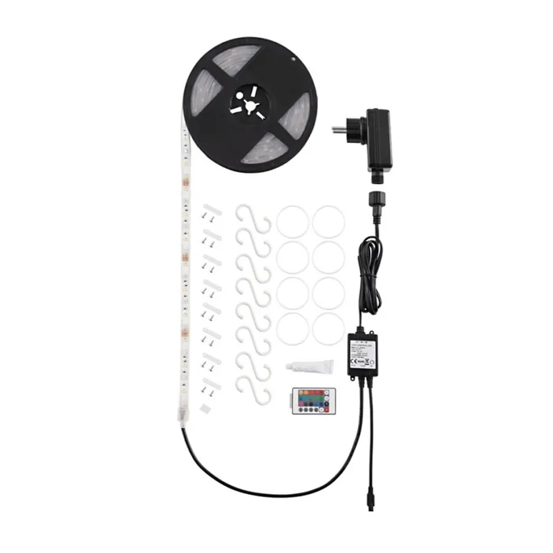 Akční Nabídka Eglo 32859 - LED RGB Stmívatelný pásek 5m COB STRIPE LED/12W/230V 4000K IP44 + dálkové ovládání