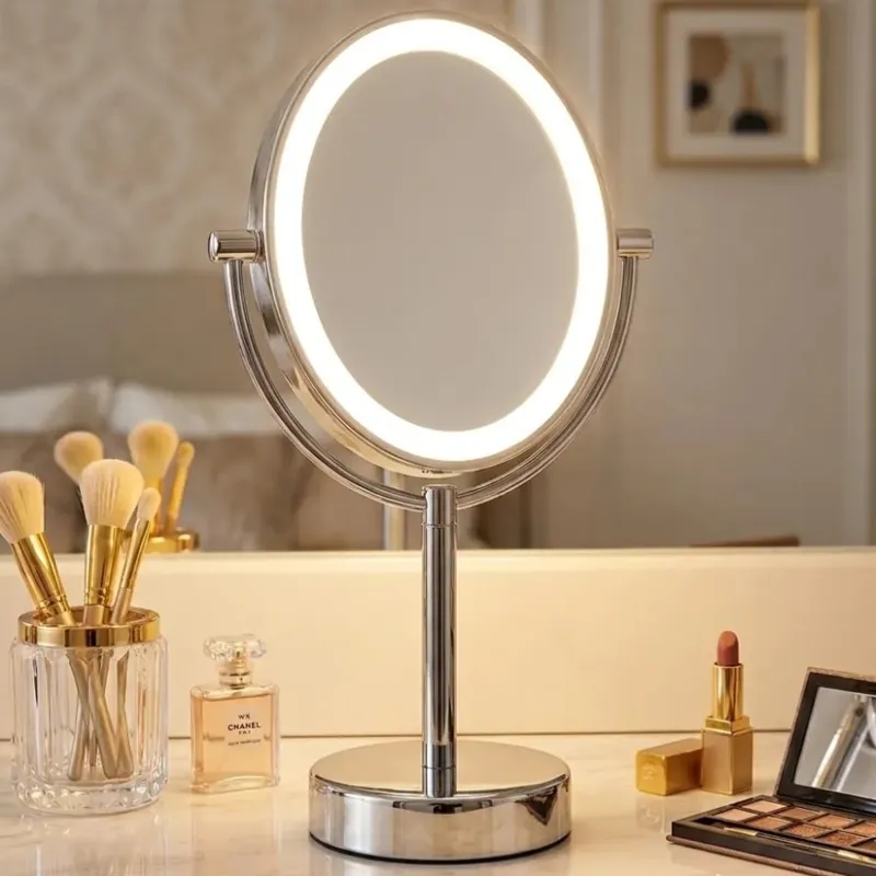 Aktuální Eglo 201598 - Kosmetické zrcátko s LED podsvícením LED/4W/4xAA IP65 lesklý chrom